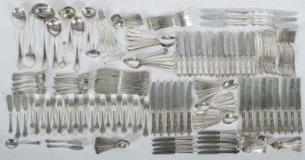 Extensive set of dining cutlery from the Bremer Si