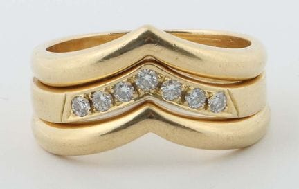 Bague sertie de brillants, XXe/XXIe siècles, bague