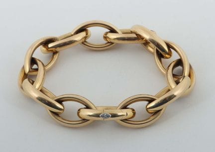 Isabelle Fa 手链，20/21世纪，Isabelle Fa 款链节手链，750 黄金，约 