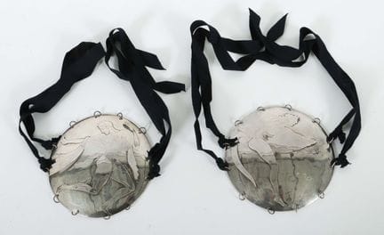 Italian artist of the 20th century, 2 breastplates