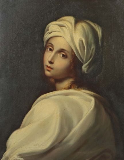 Pittore del XIX/XX secolo. “Beatrice Cenci”, mezzo