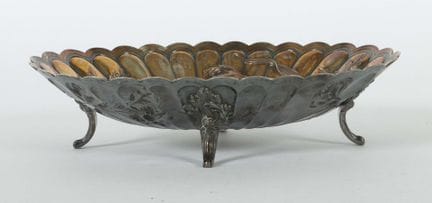 Oval bowl by Victor Boivon, Paris, after 1897, 950
