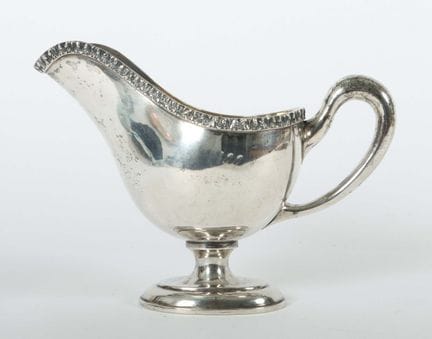 Gravy boat, Vienna, 1872–1922, 800 silver, approx.