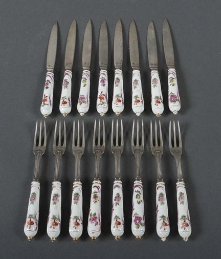 Eight forks and eight knives, Augsburg, Master Sam