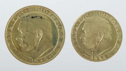 2 commemorative medals from Germany, dated 1928, 7
