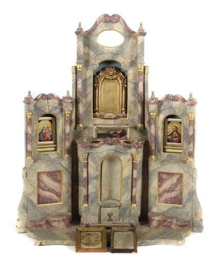 Home altar, Southern Germany, 19th/20th century, B