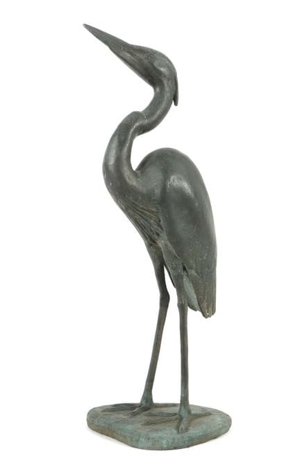 20th-century sculptor. Heron garden sculpture, met
