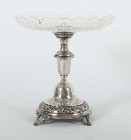 Table centerpiece, Vienna, 1872–1922, 800 silver, 