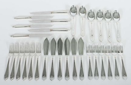 Dessert and fish cutlery set for 6 people by Robbe