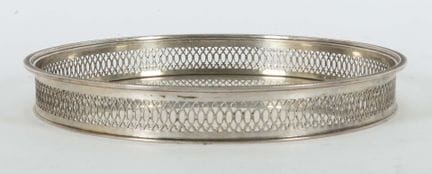 Neoclassical gallery tray by Bruno &amp; Cesare Za
