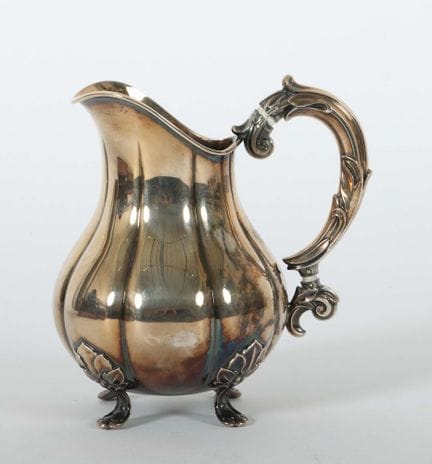 Small serving pitcher, Denmark, 1946, 826 silver, 