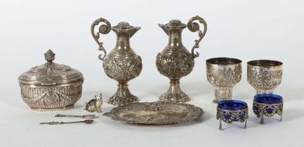 Assortment of silverware, 19th/20th century, silve