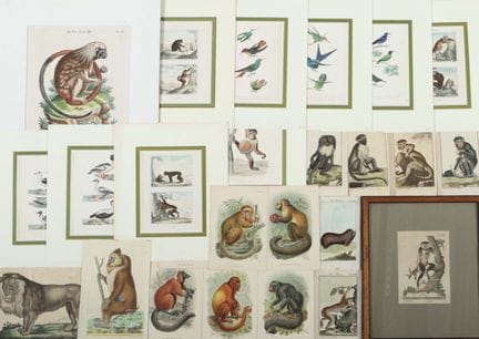 A collection of works by various 20th-century grap
