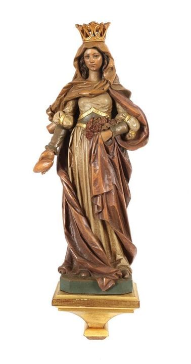 20th-century woodcarver from South Tyrol, “St. Eli
