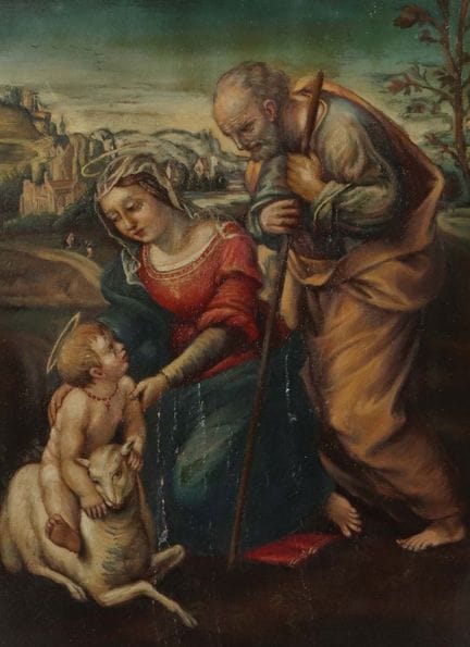 Pittore/copista del XVIII/XIX secolo. “La Sacra Fa