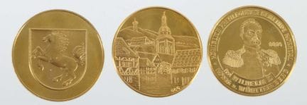 3 gold medals from Germany, second half of the 20t