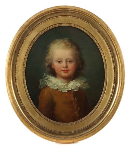 Pittore del XVIII secolo. “Ritratto di bambino”, m