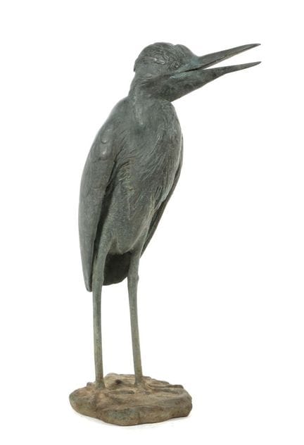 20th-century sculptor. Heron garden sculpture, met