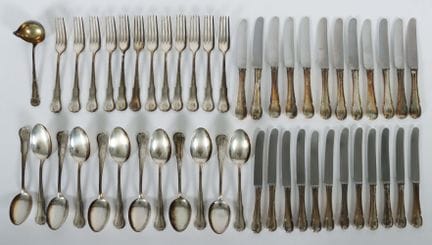 WMF dinner cutlery set, Geislingen, 20th century, 