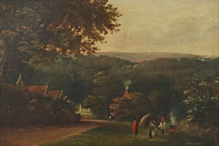 Maynardt, Curt, pittore del XIX secolo. “Paesaggio