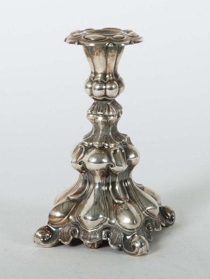 Single-flame table candlestick, second half of the