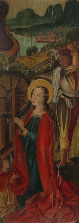 Pittore di chiese del XIX secolo. “Il martirio di 