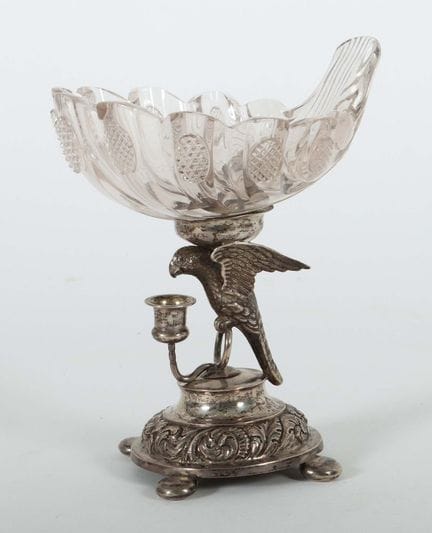 Biedermeier table centerpiece by I. Weis, probably