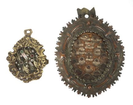 Pair of reliquaries from southern Germany or the A