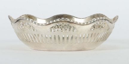 Openwork Bowl by E. Menner, Stuttgart, 20th centur