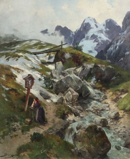 Schenker, Jaques Matthias Lucerna 1854 - Vitznau 1