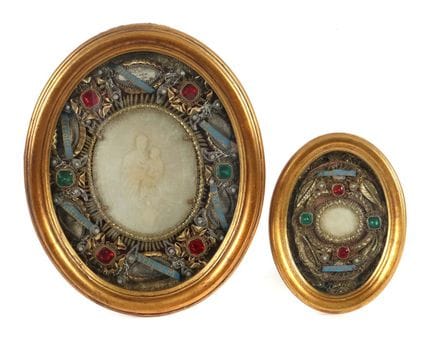 Pair of monastic works from the Alpine region, 19t