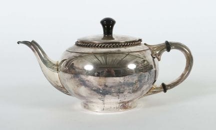 Lutz &amp; Weiss Teapot, Pforzheim, 20th century, 