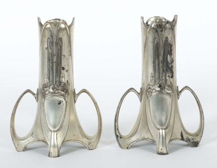 Pair of Art Nouveau vases WMF, Geislingen, c. 1900