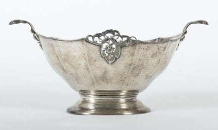 Art Deco Bowl, Sweden, 1930s, 830 silver, approx. 