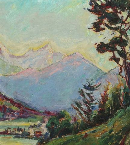 Oriowski, K. Peintre du XXe siècle. « Paysage de m