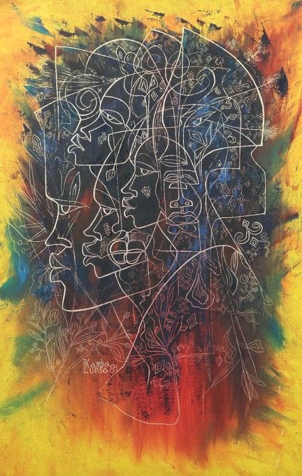 Luesa, Kamba Basangana 1944 - 1995 ?, artista afri