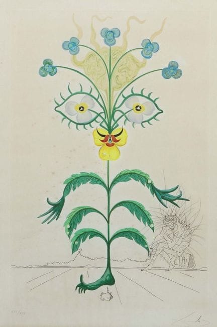 Dali, Salvador Figueres (1904 - 1989), peintre, gr