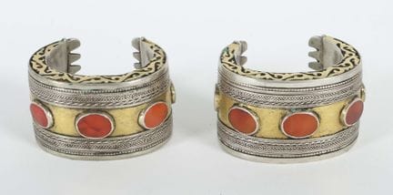 A pair of Belarzig, from Koschma, Afghanistan, ca.