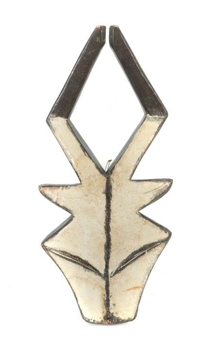 Masque d'antilope des Kwele du Gabon, entre autres