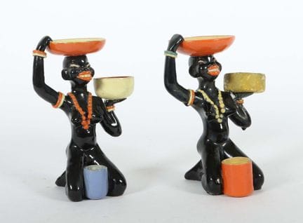 Deux figurines de Komlós Kerámia, Budapest, après 