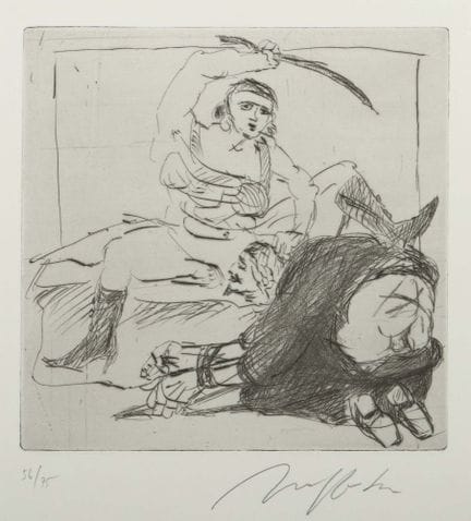 Hrdlicka, Alfred, Vienne 1928 - 2009, ibid., dessi
