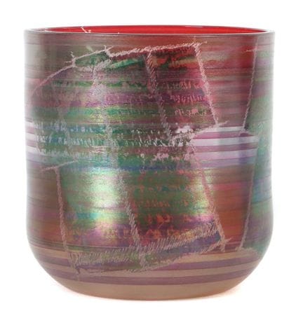 Petit vase d'Isgard Moje-Wohlgemuth, 1985. Verre i
