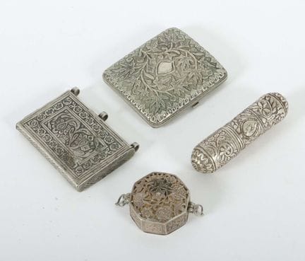 Set of 4 containers from Afghanistan, 19th/20th ce