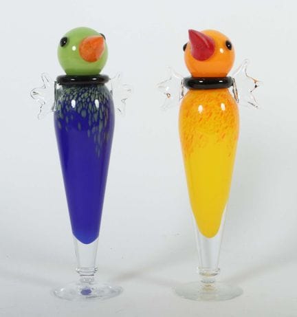 Paire de carafes « Flax » d'Anna Örnberg (concepti