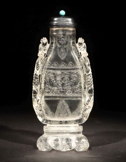 Flat bottle, China, Qing Dynasty, 18th/19th centur