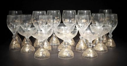 Service de verres « La Flûte enchantée » : concept