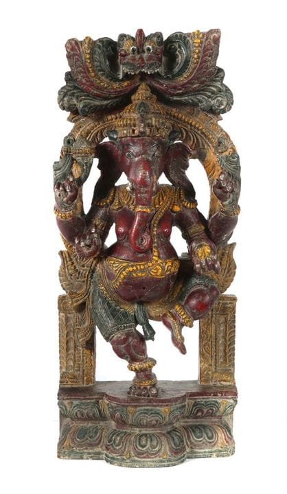 Nataraja-Ganesha, Inde, XIXe/XXe siècles, bois, po