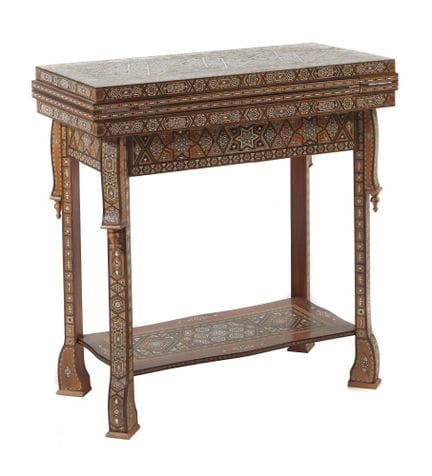 Damascene game table, Syria, second half of the 20