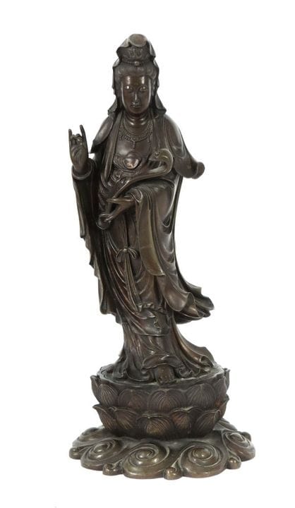 Guanyin Avalokiteshvara China, 20th century, bronz