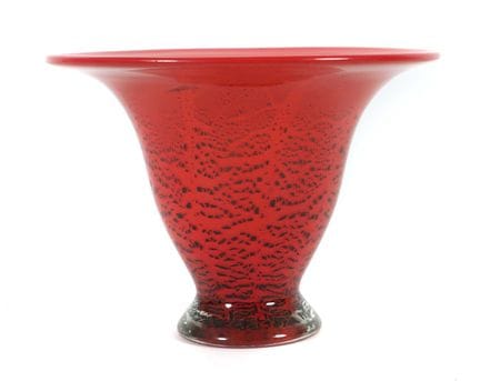 Vase WMF, Geislingen, 1930/35. Verre incolore avec